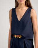 Blusa Érica - Azul Marinho