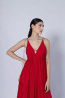 Vestido Lea - Vermelho