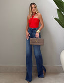 Calça Pri - Jeans Escuro