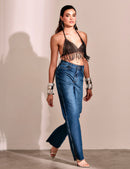 Calça Pri - Jeans Escuro