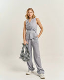 Conjunto Eloá - Cinza