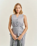 Conjunto Eloá - Cinza