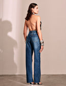 Calça Pri - Jeans Escuro