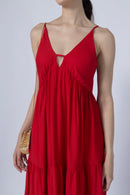 Vestido Lea - Vermelho