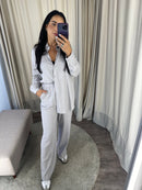 Conjunto Cris - Cinza Claro