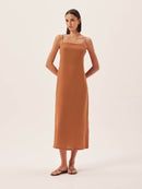 Vestido Gal - Amêndoa