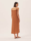 Vestido Gal - Amêndoa