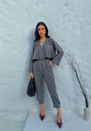 Calça Vívian - Cinza