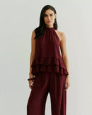 Conjunto Silvana - Burgundy