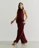 Conjunto Silvana - Burgundy