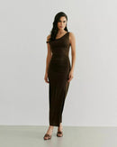 Vestido Graziela - Marrom