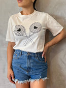 T-shirt Raquete - Off White