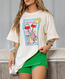 Maxi T-shirt Happy Hour