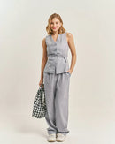 Conjunto Eloá - Cinza