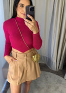 Short saia Pietra - Nude