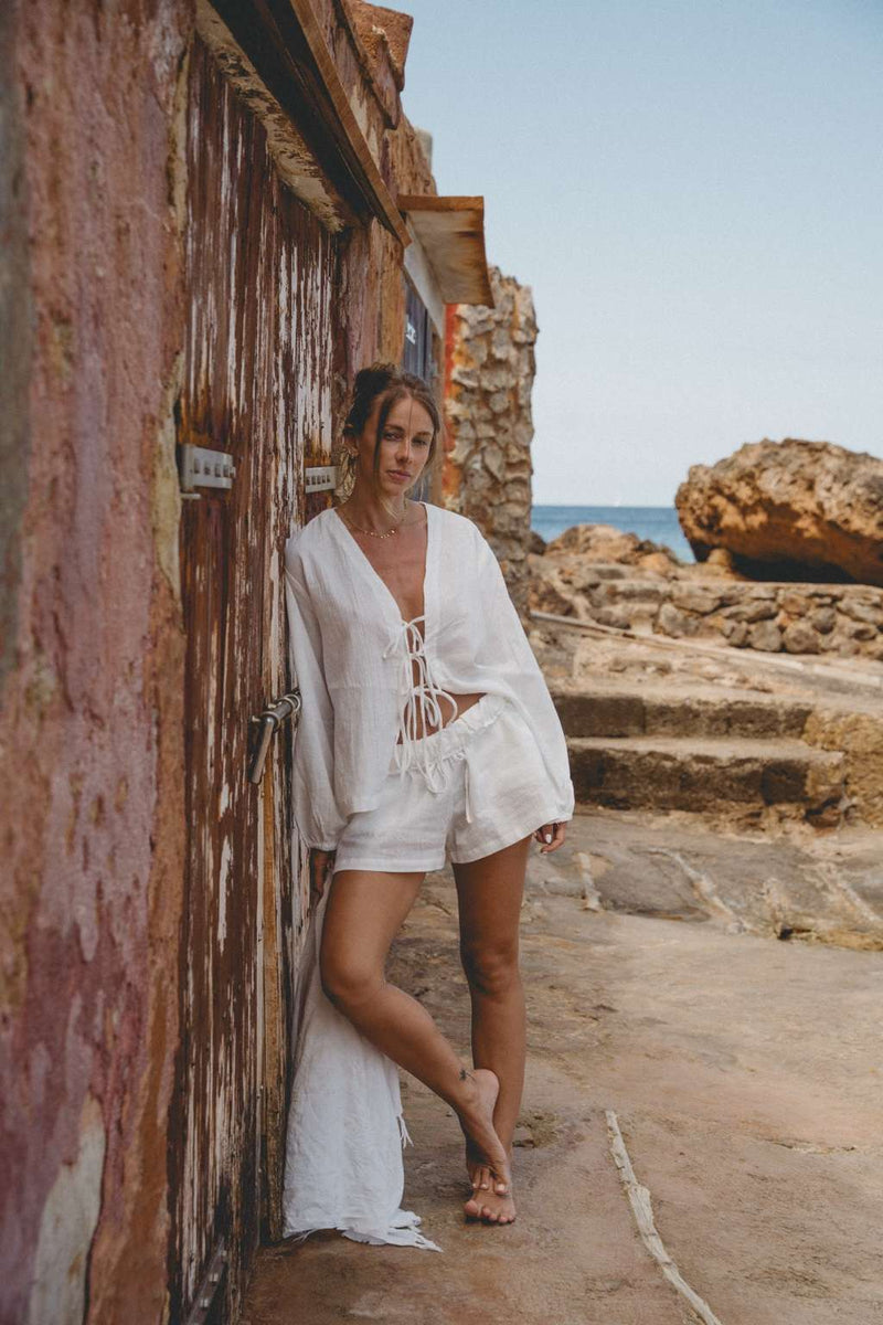 Bata Amarração - Branco