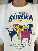 Cropped tee Saideira - Off White