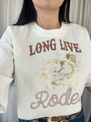 Cropped tee Rodeo - Off White