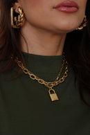 Maxi Tee gola alta - Oliva