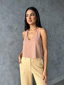 Blusa Cami - Nude