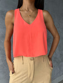 Blusa Cami - Coral