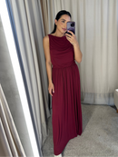 Vestido Carrie - Burgundy