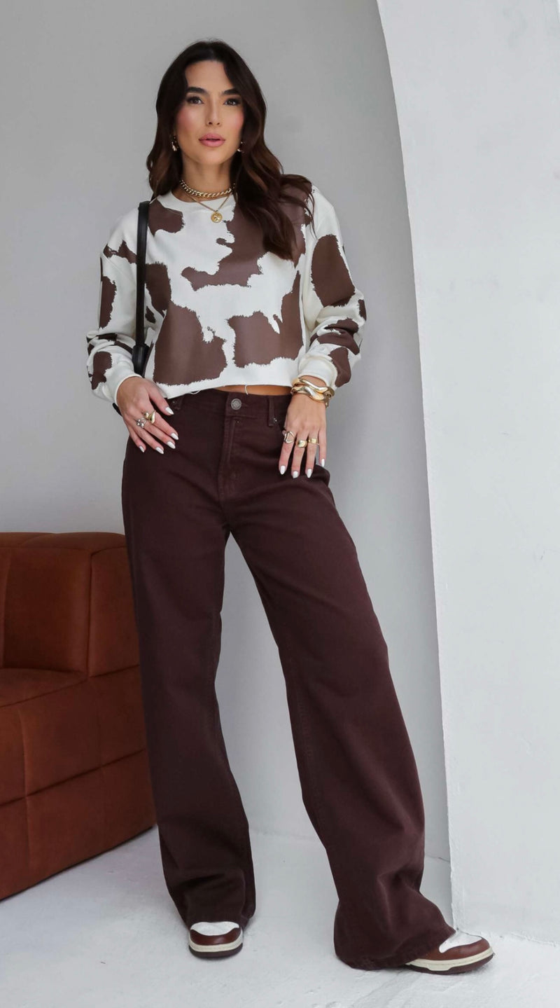 Moletom - Cow Print
