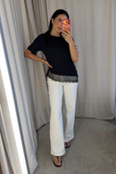 Tee Margarida - Preto