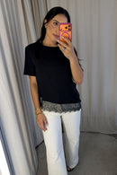 Tee Margarida - Preto