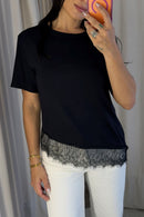 Tee Margarida - Preto