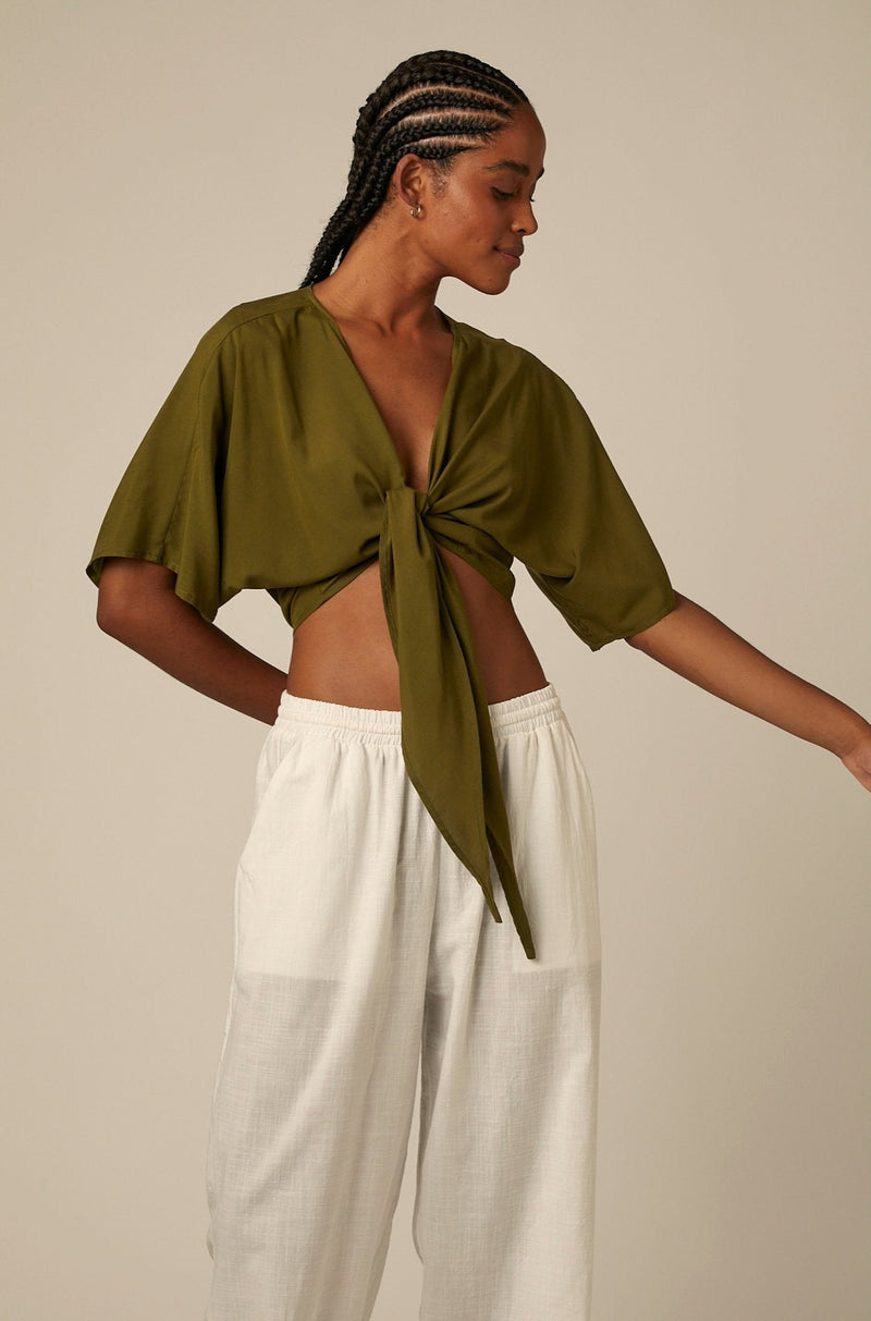 Blusa Nalu - Oliva