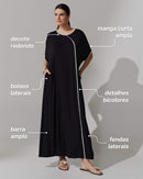 Vestido Adela  - Preto