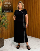 Vestido Adela  - Preto