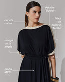 Vestido Amora - Preto