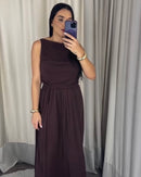 Vestido Carrie - Marrom