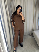 Conjunto Roberta - Marrom