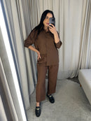 Conjunto Roberta - Marrom