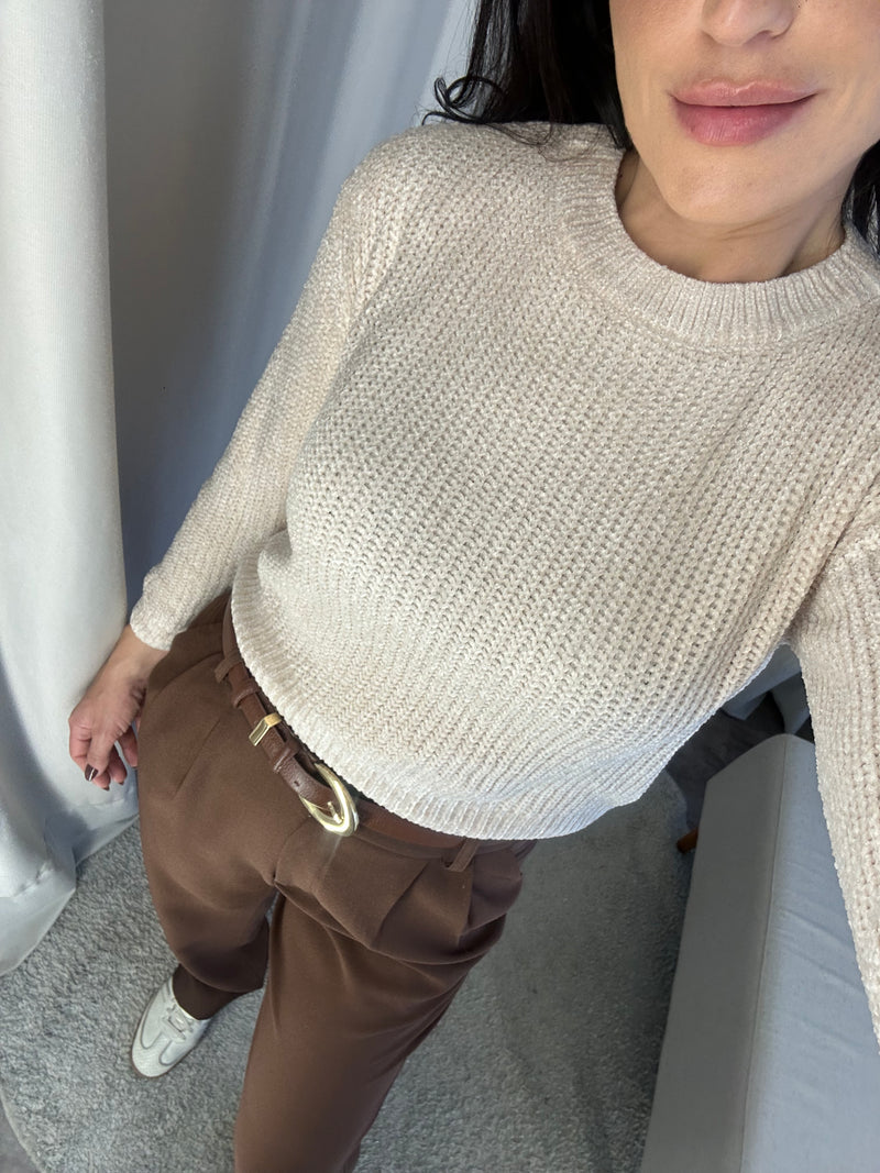 Suéter Paola - Cru
