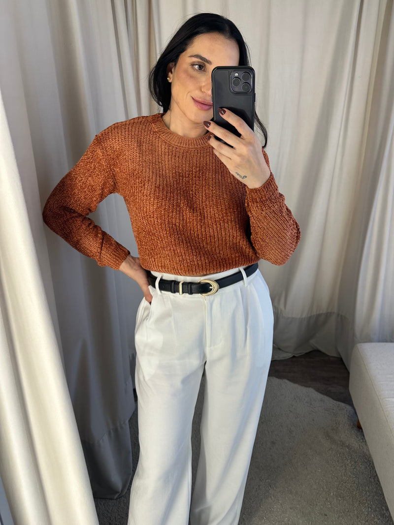 Suéter Paola - Marrom