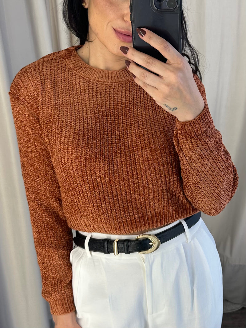 Suéter Paola - Marrom