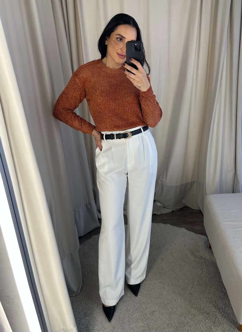 Suéter Paola - Marrom