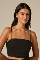 Top Linho - Preto