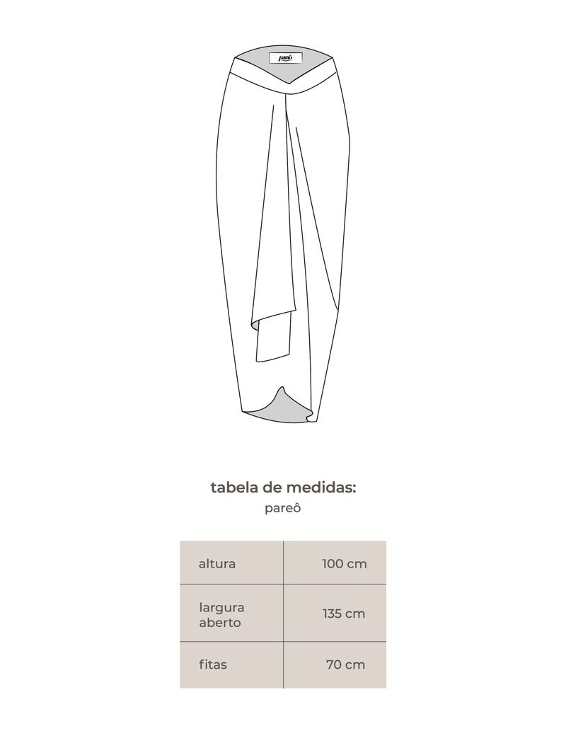 Pareô Linho - Off White