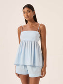 Blusa Alba - Azul Céu