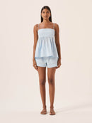 Blusa Alba - Azul Céu