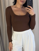 Body Beatrice - Marrom