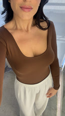 Body Beatrice - Marrom