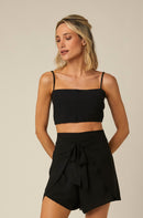 Short traspasse - Preto