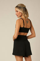 Short traspasse - Preto