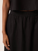 Saia Ava Tricoline - Preto